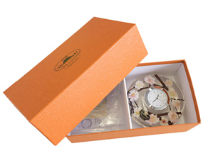 置き時計｜置き時計 ドイツ製 花のガラス時計 ギフト 贈り物 CDD7202