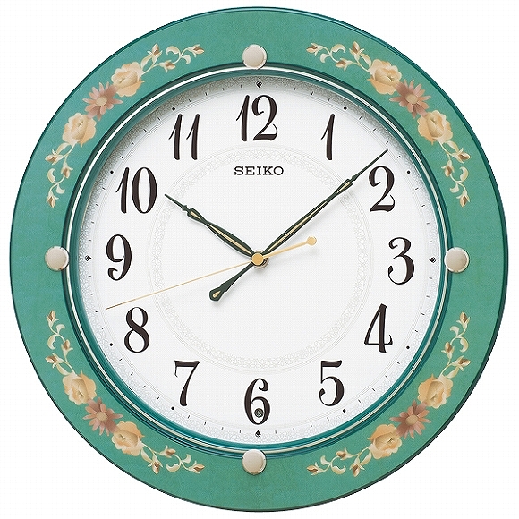 電波掛け時計｜セイコー(SEIKO) 掛け時計 壁掛け 電波時計 KX220M アナログ スイープ おしゃれ なら掛け時計専門販売サイト