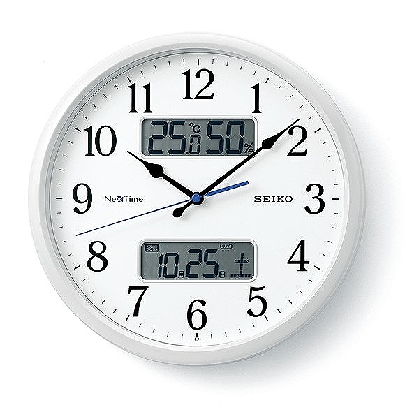 掛け時計｜セイコー (SEIKO) ネクスタイム 掛け時計 電波時計 スイープ