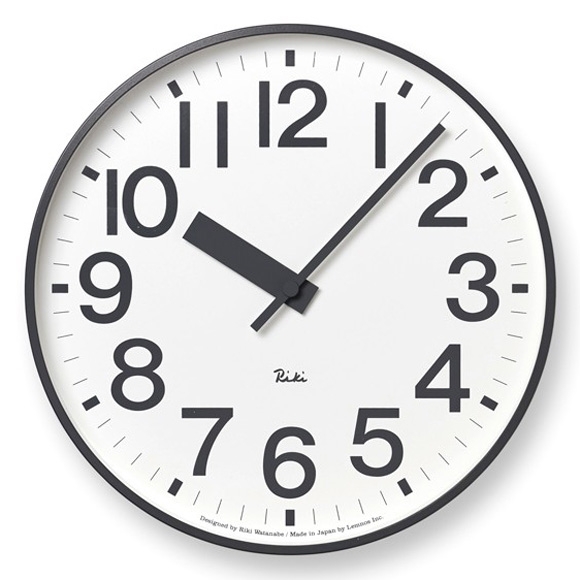 掛け時計｜Lemnos レムノス 掛け時計 アナログ 25cm アルミ 日本製