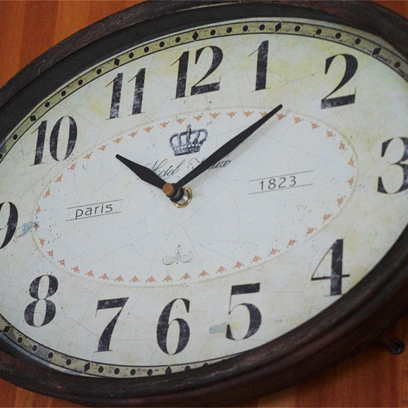 掛け時計｜アンティーク調掛け時計 オテルビュー・オーバルクロック（CGBG-70) なら掛け時計専門販売サイト