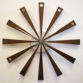 インハウス木製掛時計「サンウォールクロック」