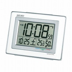 SEIKO(セイコー)デジタル・目ざまし 温湿度(快適度)表示つき