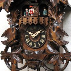 森の時計、木製からくり鳩時計　635ＱＭＴ (MD-635QMT)