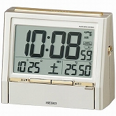 SEIKO(セイコー) 置時計 デジタル・目ざまし時計 トークライナー 音声報時　電波時計(SKDA206G)