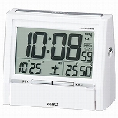 SEIKO(セイコー) 置時計 デジタル・目ざまし時計 トークライナー 音声報時　電波時計(SKDA206W)