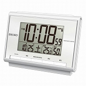 SEIKO(セイコー) 置時計 デジタル・目ざまし時計 温湿度表示つき　電波時計(SKSQ698S)
