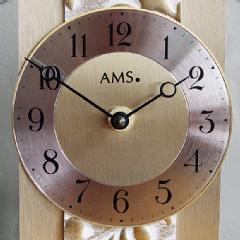 ドイツ AMS(アームス) 社製　ガラス置き時計　1123(AMS1123)