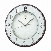 セイコー(SEIKO)EMBLEM 大理石 置き時計 スワロフスキー飾り HR591W 