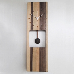 ハンドメイド寄せ木時計　モザイク振り子５００　(PM-0080500)