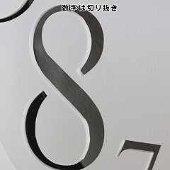 シンプル掛け時計「セテ�U」　(SJ-CI006)