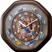 【特価２割引】 シチズン 掛け時計 アナログ ワンピース キャラクター からくり時計（RY-4MH880-M06)