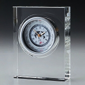 ガラス世界時計「モノリス」　(NSGW1000-11064)