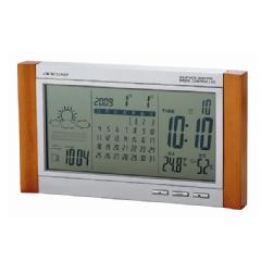 デジタルカレンダー電波時計（天気予報機能つき）