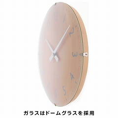 インハウス/INHOUSE ドームクロック掛け時計（29cm）　