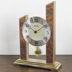 【期間限定40％OFF！】【 国内在庫 即納 】ドイツ AMS(アームス) 社製　ガラス製置き時計　(AMS1172)