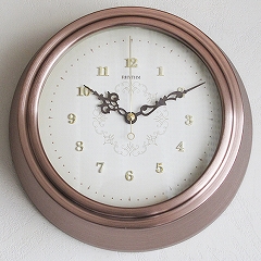 シチズン 掛け時計　スタンダードスタイル127　銅色　(RY-8MGA36RH95)