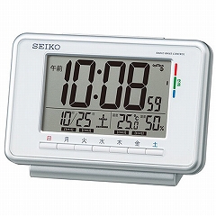 SEIKO(セイコー) 目覚まし時計 電波時計 デジタル ウィークリーアラーム SQ775W