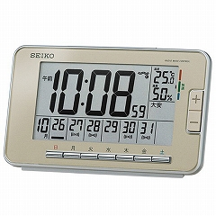 SEIKO(セイコー) 目覚まし時計 電波時計 デジタル ウィークリーアラーム SQ774G