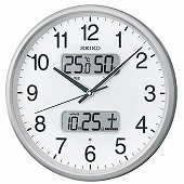 SEIKO(セイコー) 掛け時計 電波時計 アナログ スタンダード（液晶） KX383S