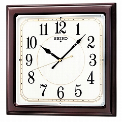 SEIKO(セイコー) 掛け時計 電波時計 アナログ 木枠 KX387B