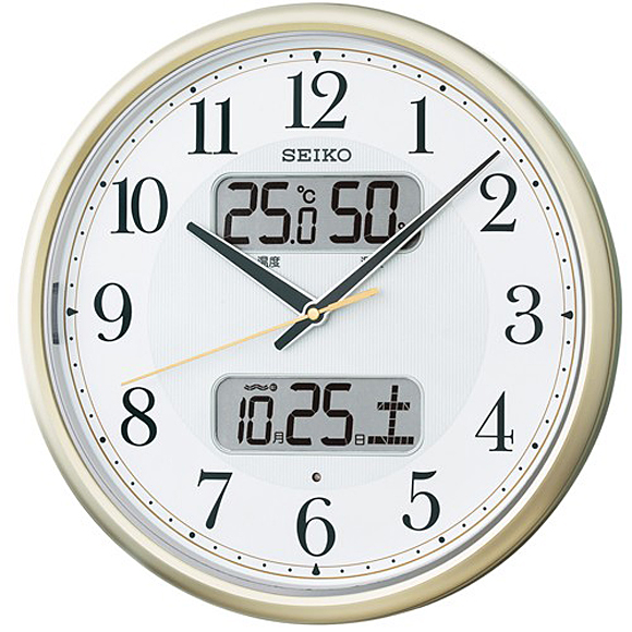 セイコー(SEIKO) 掛け時計 電波時計 アナログ 夜でも見える KX384S｜壁掛け時計販売