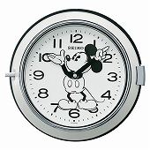 SEIKO(セイコー) キャラクター時計  掛け時計 クォーツ時計 アナログ キャラクター時計 ディズニー ミッキー FS504W