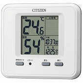 シチズン CITIZEN 掛け時計 温湿時計 デジタル ライフナビ 掛置兼用 D203A (8RD203-A03) 特価25%OFF