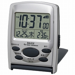 シチズン CITIZEN デイリー DAILY 置き時計 デジタル 温度 ジャストウェーブR107DN (8RZ107DN19) 特価25%OFF