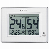 シチズン CITIZEN 掛け時計 温湿時計 デジタル ライフナビ 掛置兼用 D200A (8RD200-A03) 特価25%OFF