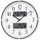 シチズン CITIZEN 掛け時計 アナログ 温湿度計 フィットウェーブリブ (4FYA07SR03) 特価25%OFF