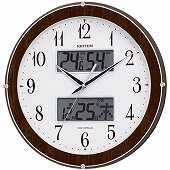 シチズン CITIZEN 掛け時計 アナログ 温湿度計 ピュアカレンダー622 (4FY622SR23) 特価25%OFF