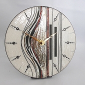 シチズン イタリア製 陶器 掛け時計 アントニオ・ザッカレラ 小型 掛置兼用 （ZC187-003） SALE在庫限り60%OFF