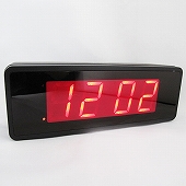 置き時計 LED時計 電池式 デジタル時計 　「シスコＭ」　　(SJ-LED111)