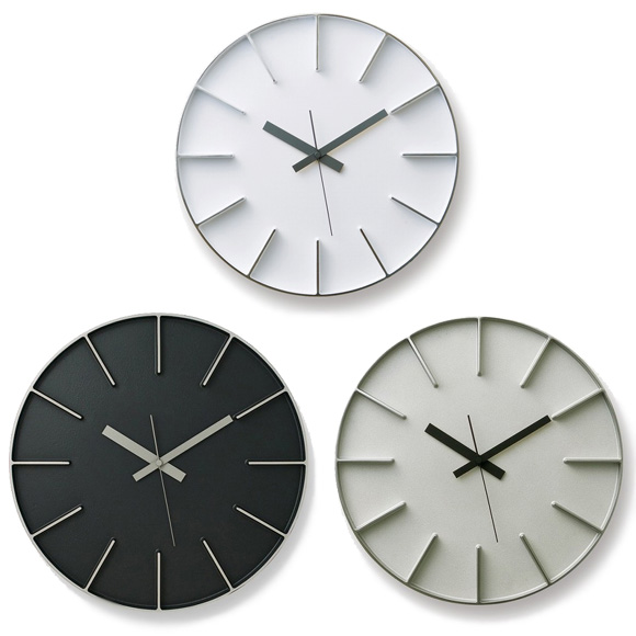 レムノス 時計｜Lemnos レムノス 掛け時計 アナログ スイープムーブメント エッジクロック (AZ0116) なら掛け時計専門販売サイト