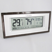 シチズン 置き時計 デジタル 高精度 温度計 湿度計　ライフナビ(8RD207-A23) 【 SALE5台限り35％OFF 】