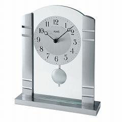 AMS 置き時計 振り子時計 アナログ おしゃれ 置時計 ドイツ製 AMS1118 30%OFF 納期3〜4週間　(YM-AMS1118)