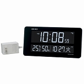 セイコー(SEIKO) 掛け時計 壁掛け 置き時計 電波時計 DL208W シリーズC3 デジタル 掛置兼用 温度計 湿度計 おしゃれ