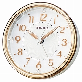 セイコー(SEIKO) 目覚まし時計 置き時計 KR897B アナログ スイープ ライト付 おしゃれ