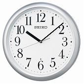 セイコー(SEIKO) 掛け時計 壁掛け 電波時計 KX218S アナログ ステップ おしゃれ