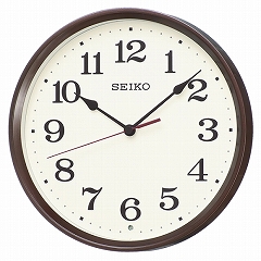 セイコー(SEIKO) 掛け時計 壁掛け 電波時計 KX223B アナログ スイープ おしゃれ