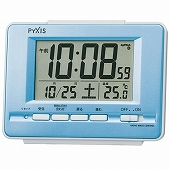 セイコー(SEIKO) ピクシス 目覚まし時計 置き時計 電波時計 NR535L デジタル カレンダー 温度計 おしゃれ