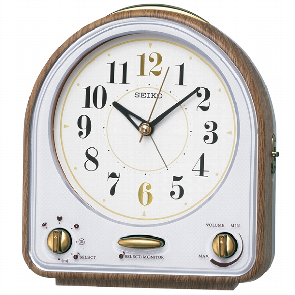 置き時計｜セイコー(SEIKO) 目覚まし時計 置き時計 QM747B アナログ