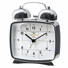 目覚し時計 アナログ ベルアラーム 寝室 置き時計 ルクリフ　(IF-CL2546)
