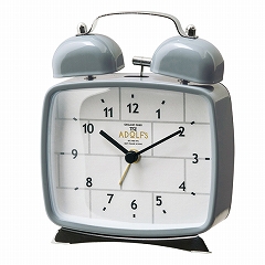 目覚し時計 アナログ ベルアラーム 寝室 置き時計 ルクリフ　(IF-CL2546)