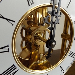 AMS 置き時計 機械式 アナログ ドイツ製 ゴールド AMS1183 30%OFF 納期1ヶ月程度　(YM-AMS1183)