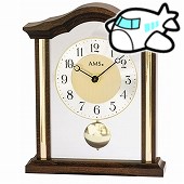 AMS 置き時計 振り子時計 アナログ ドイツ製 ダークブラウン AMS1174-1 30%OFF 納期1ヶ月程度　(YM-AMS1174-1)