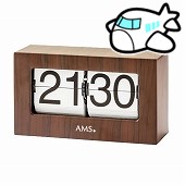 AMS 置き時計 ロータリー パタパタ ドイツ製 AMS1177 30%OFF 納期1ヶ月程度　(YM-AMS1177)