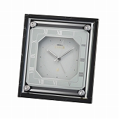 セイコー (SEIKO) EMBLEM 置き時計 クオーツ 一発 ルミ ステップ HR592K