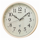 掛け時計｜セイコー(SEIKO) からくり時計 電波時計 木枠 メロディ 音量